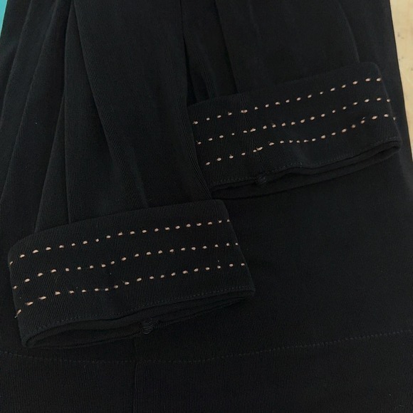 Chicos Travelers Womens Size 2 US 12 L Blazer Jacket Black Slinky Stretch Button - Picture 15 of 16